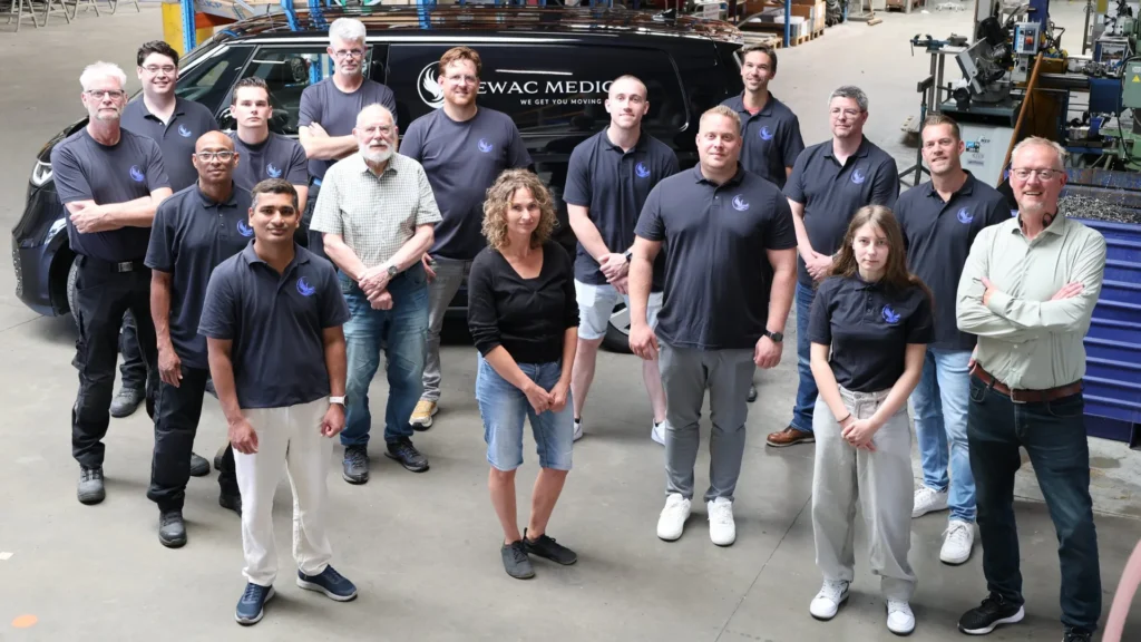 The EWAC team in the workshop in Heerhugowaard