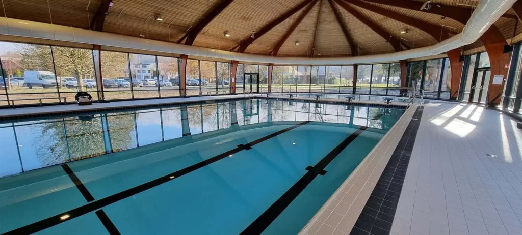 Renovated community pool in Belgium